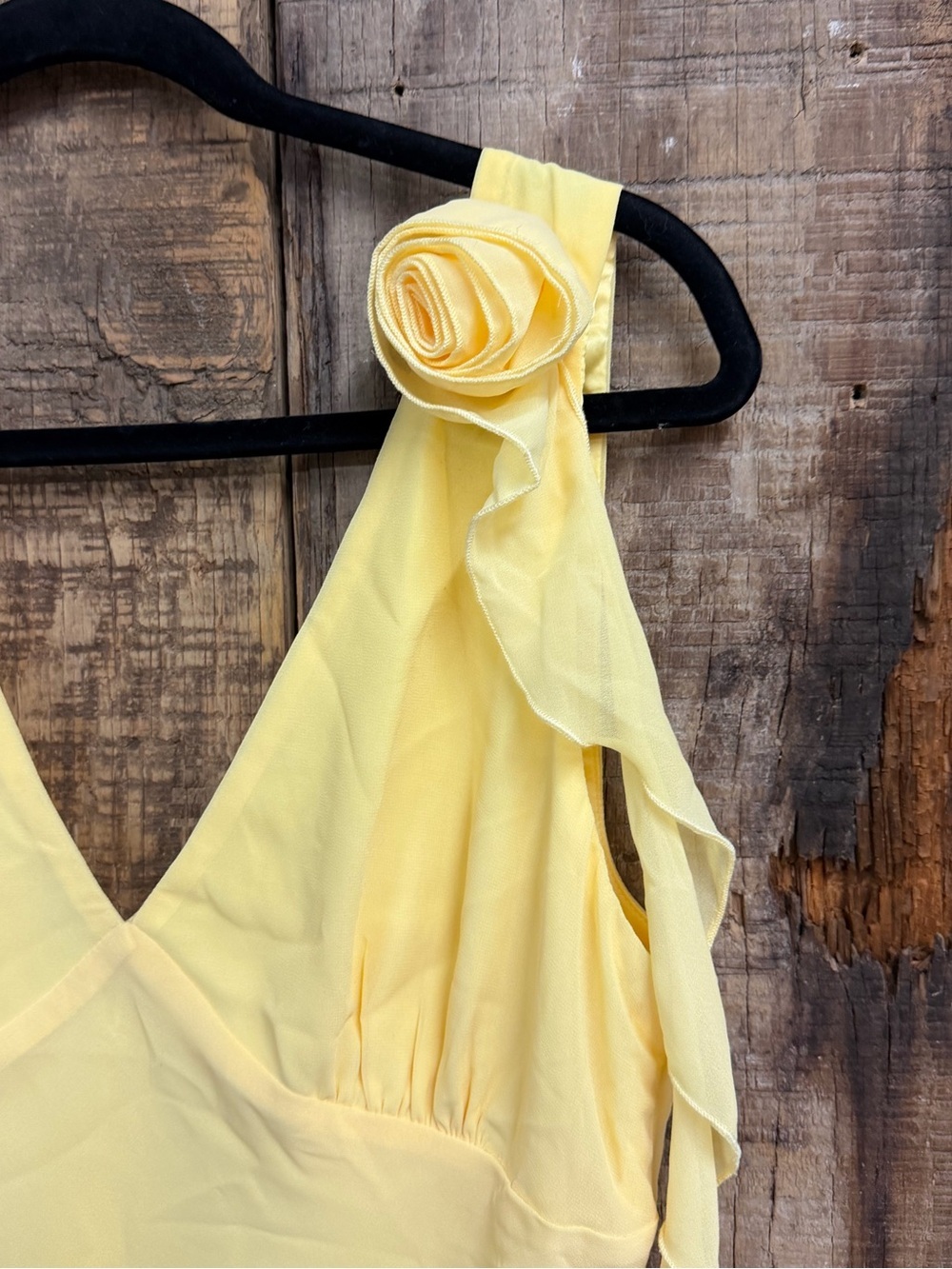 More To Come Myla Mini Dress Baby Yellow Ruffle-Trim Dress Revolve XL - Picture 10 of 10